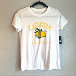Lucky Brand Citron De Los Angeles Graphic Tee XS